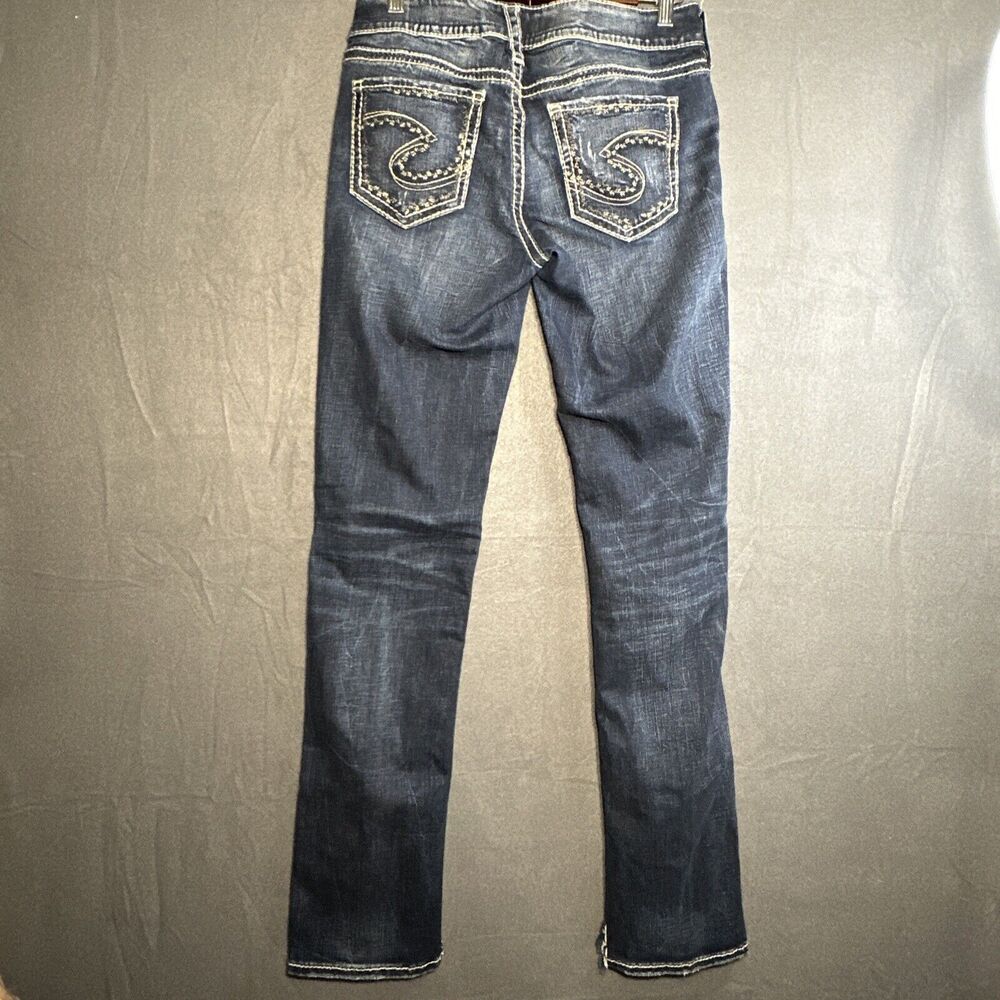 Silver Jeans Suki Womens 28x34 Mid Straight Boot Cut